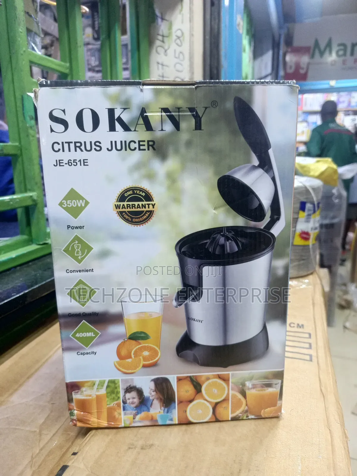 Sokany Electric Citrus Juicer Squeezer 