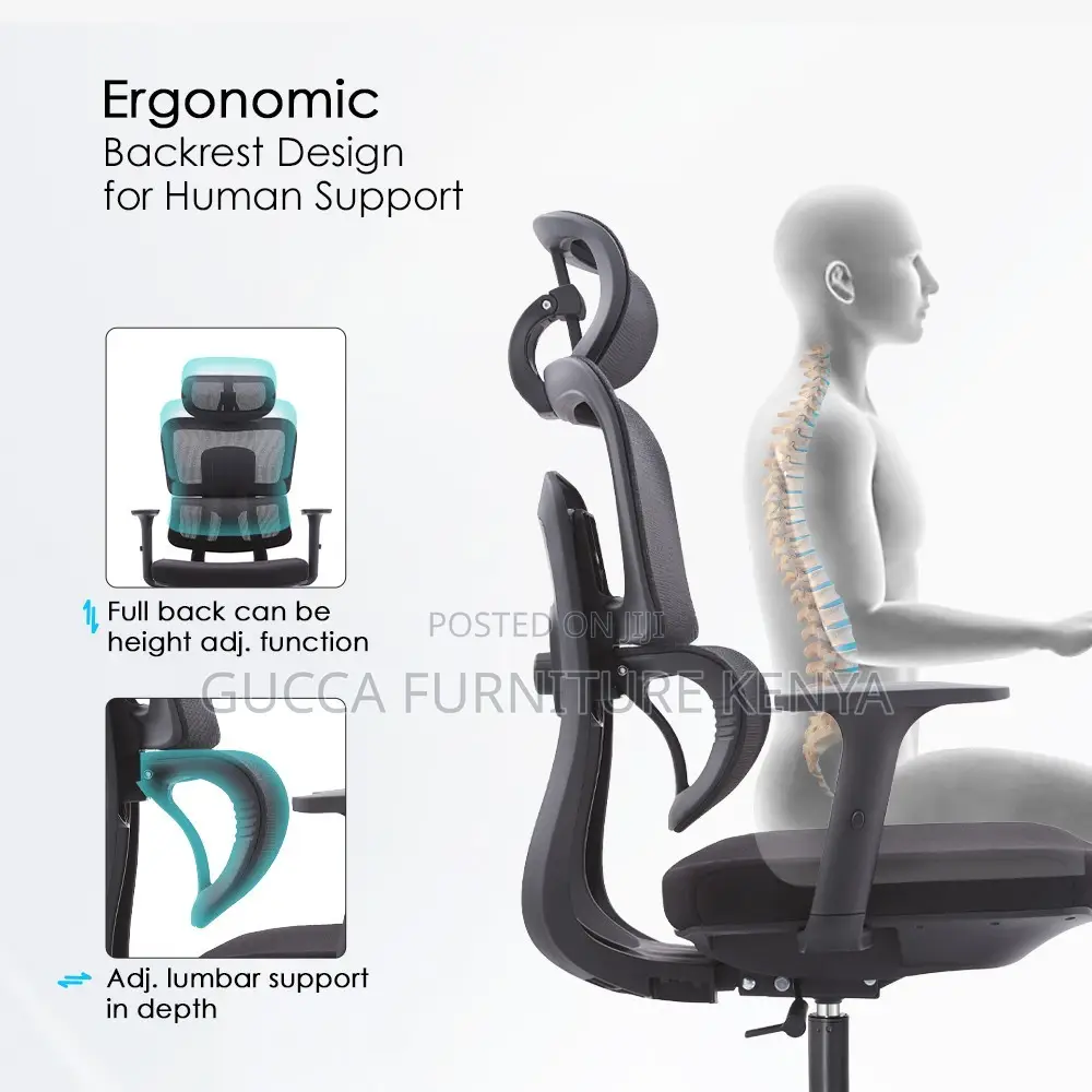 Ergonomic Swivel Executive Office Chair