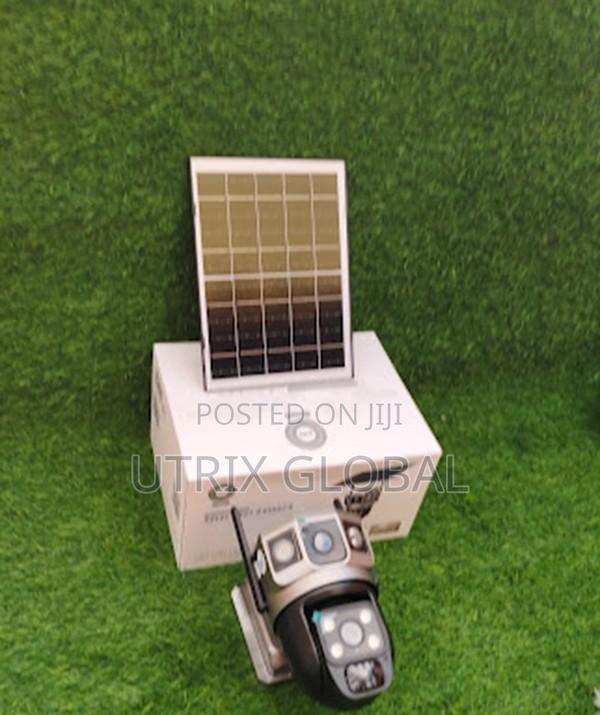 Solar 4g Camera Dual Lens With Wide View And Night Vision