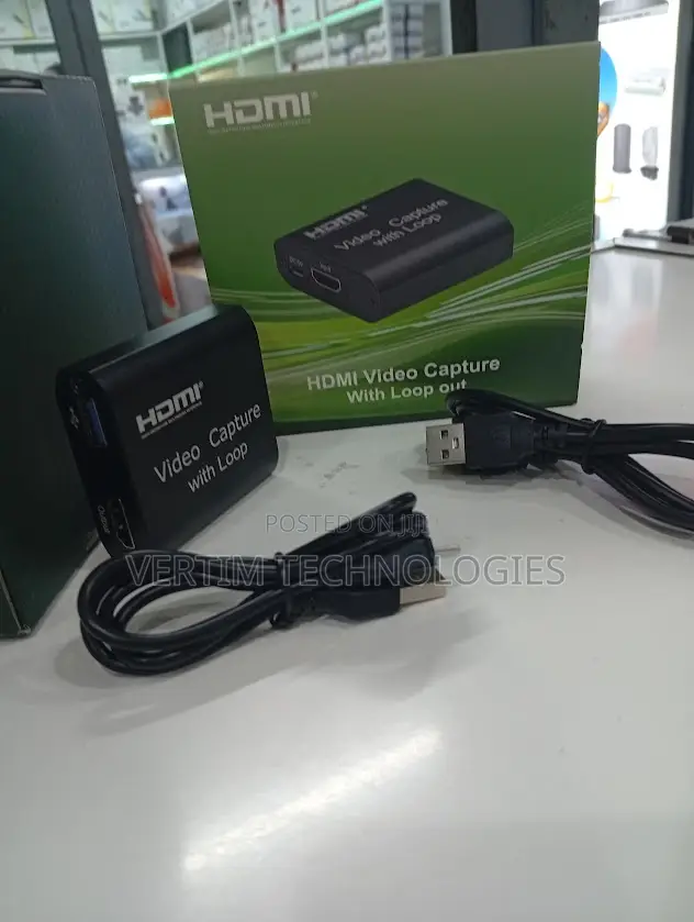Hdmi Capture Card With Loop Out for Camera Recording