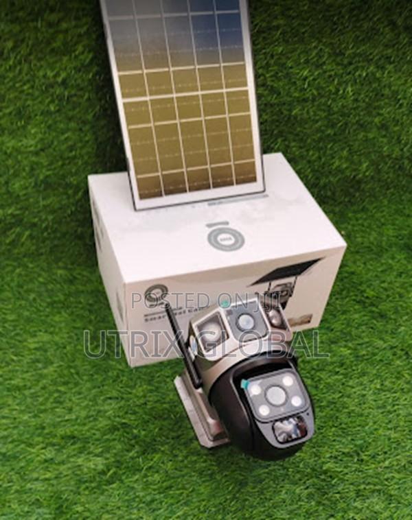 Solar Powered 4g Dual Lens Camera With Sim Card Support