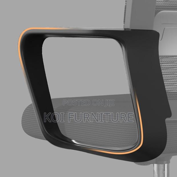 Office Chairs; Mid Backrest Ergonomic Fabric Seat - thumbnail 4