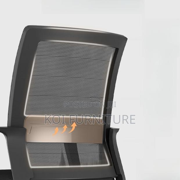 Office Chairs; Mid Backrest Ergonomic Fabric Seat - thumbnail 5