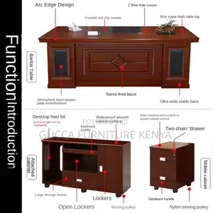 1.6 Meters Executive L-shaped Director's Table