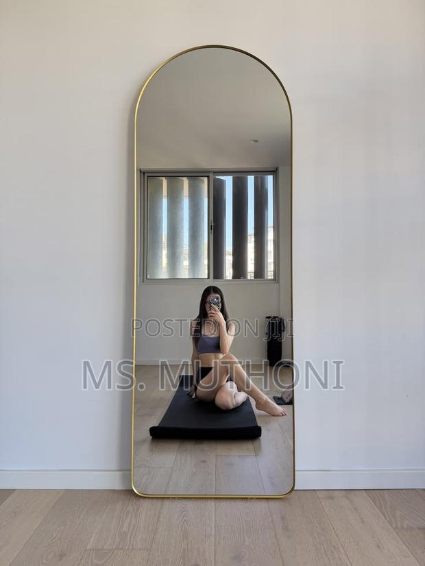 Beautiful Rectangular Mirror With Support. (160*50*7cm) - main view