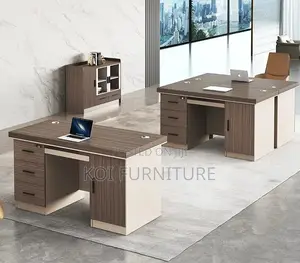 Office Desk; 1400mm Executive Advanced Desk With Lockable Drawers