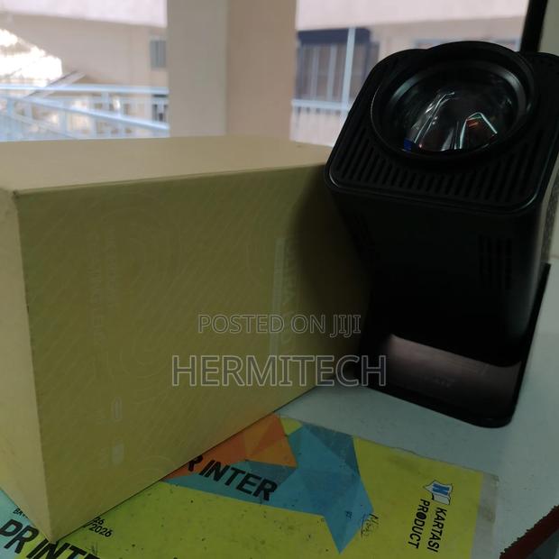 Led Projector 1080p Wifi 6 180 Degree Rotation Smart Projector