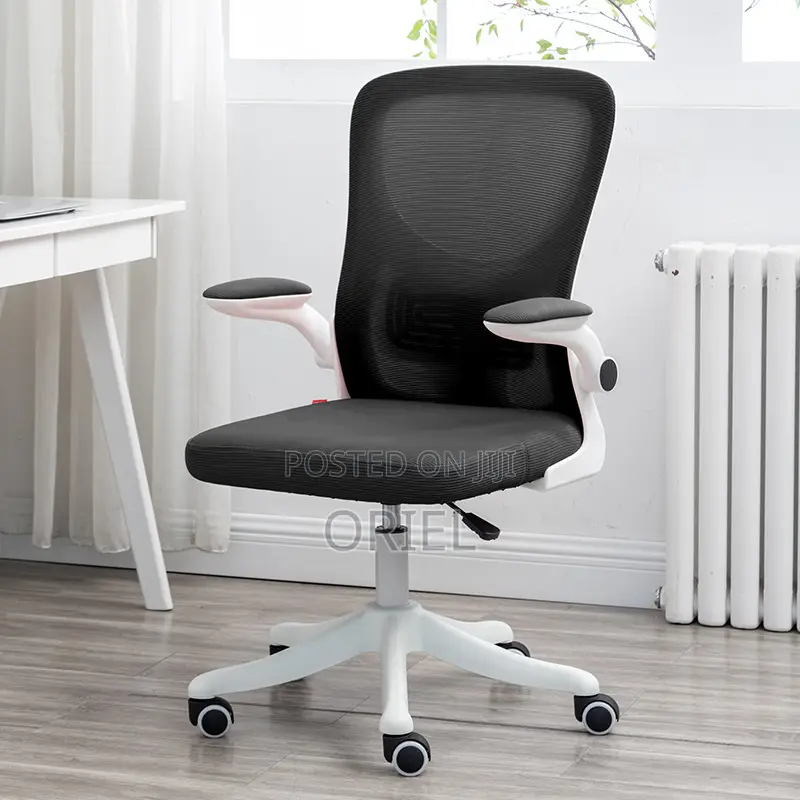 Office Chair : Adjustable Lumbar Support Home Office Swivel Chair