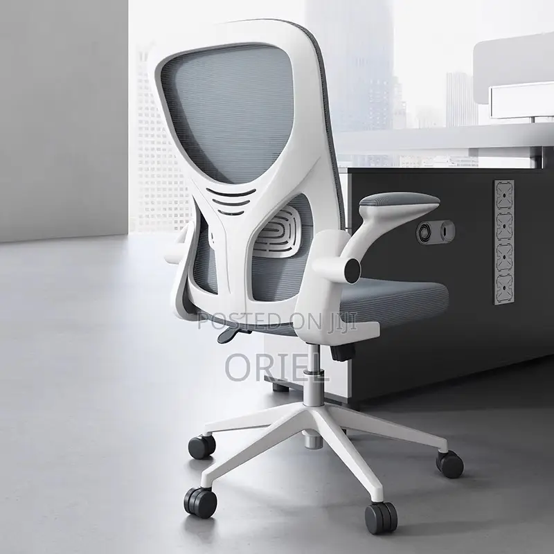 Office Chair : Adjustable Lumbar Support Home Office Swivel Chair