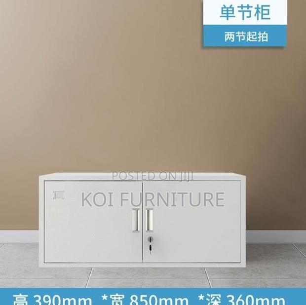 Office Cabinet; 2 Doors Steel Gray Office Cabinet - thumbnail 3