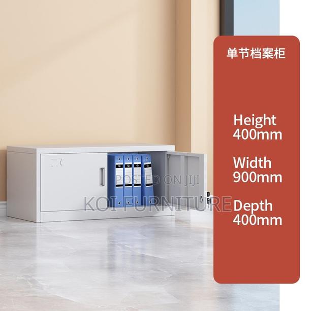 Office Cabinet; 2 Doors Steel Gray Office Cabinet - thumbnail 6