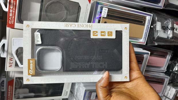 Jiar Leather Case for iPhone 15 Pro Max Magsafe Compatible Plated Case - main view