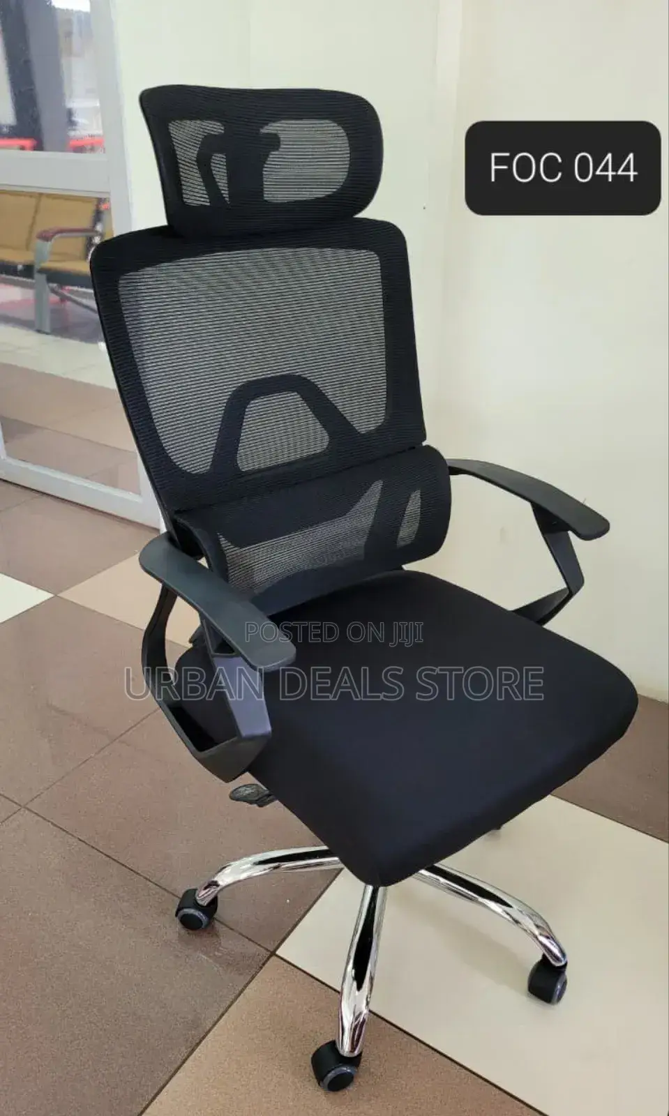 Orthopedic High Back Mesh Office Chair ~ Headrest Office Chair