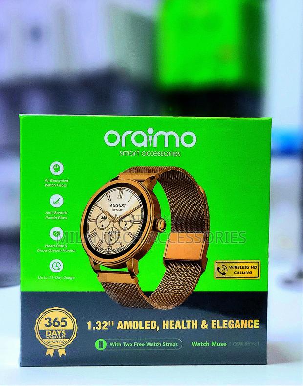 Oraimo Watch Muse 1.32” Amoled Ip68 Smart Watch