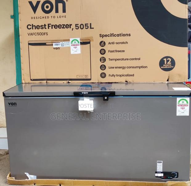 Von 505l Chest Freezer