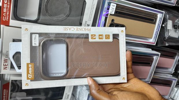 Ibusse Leather iPhone 17 Pro Max, Electroplated Tpu Design Magnetic - main view