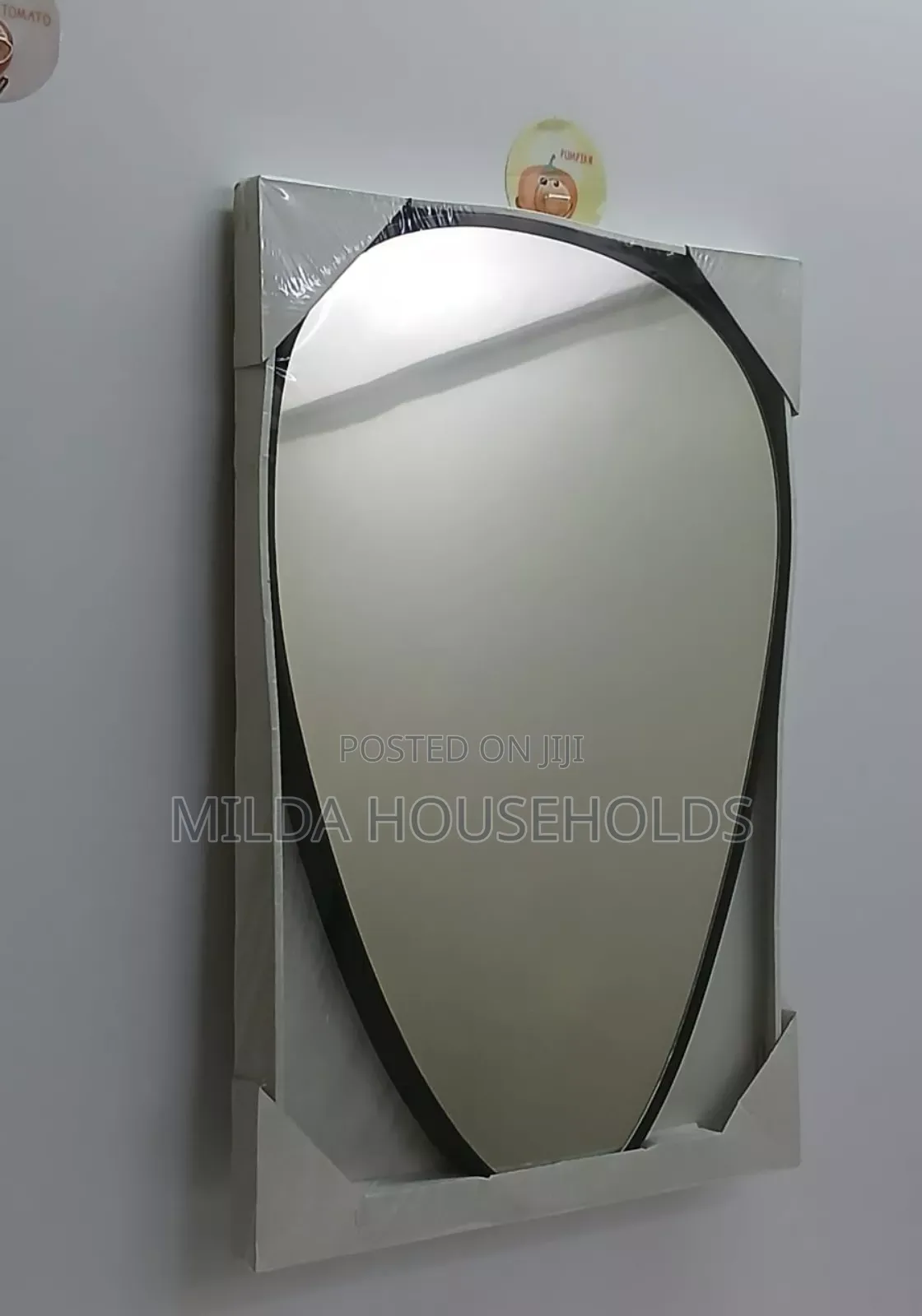 Decorative Oval Shaped Mirror Available.