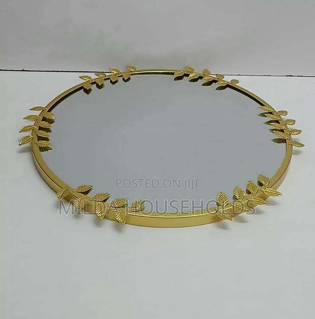 Decorative Round Shaped Mirror Available. - main view