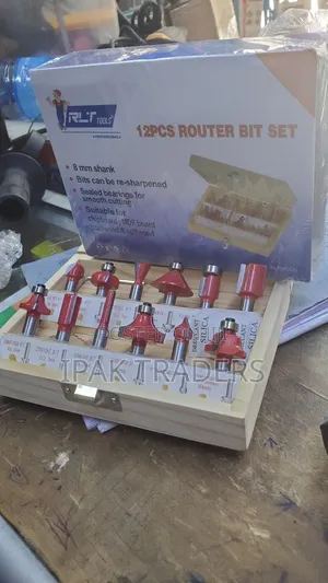 Carbide Router Bits - 12 Piece Router Bit Set