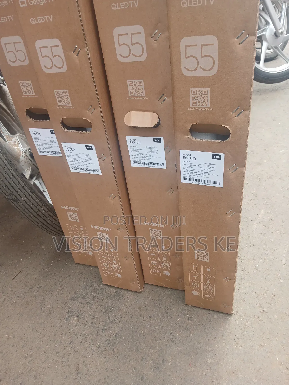 TCL 55inches 55t6d Google Frameless Tv With Bluetooth