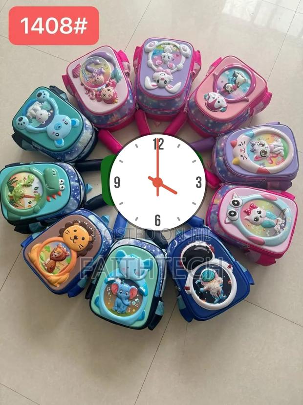 New In! 2 N 1 Cartoon Themed School Backpack