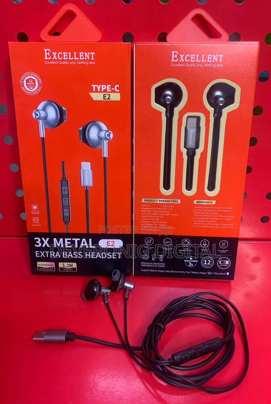 *Excellent Type-c E2 Earphones*