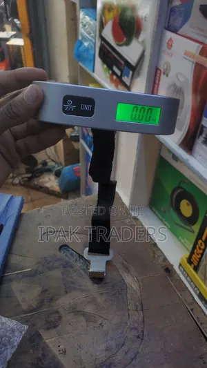 Portable Electronic Weighing Luggage Scale With Thermometer-50kg
