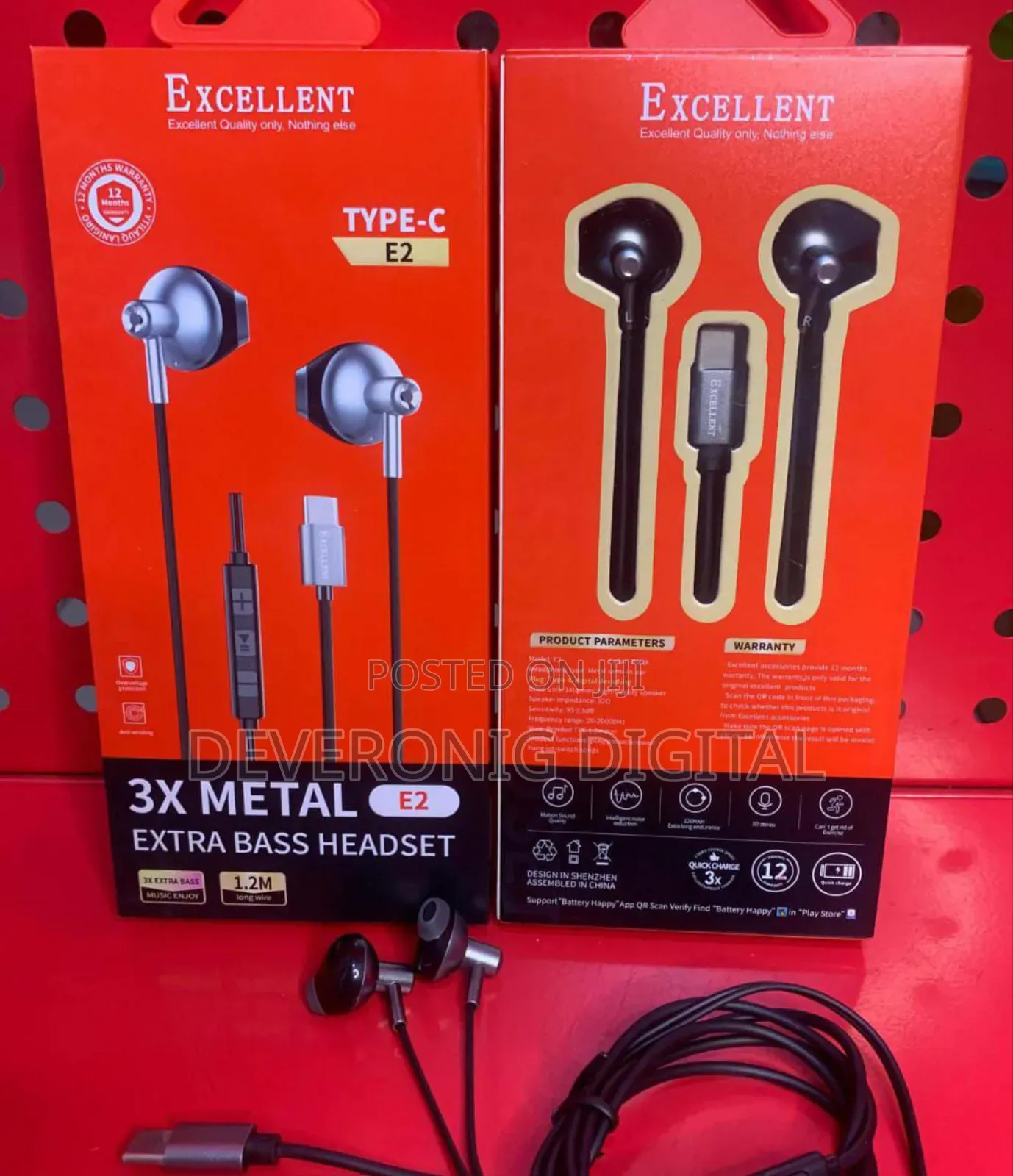 *Excellent Type-c E2 Earphones*