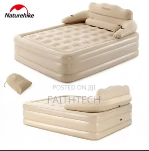 Inflatable Bed With Backrest Can Be Used When Camping