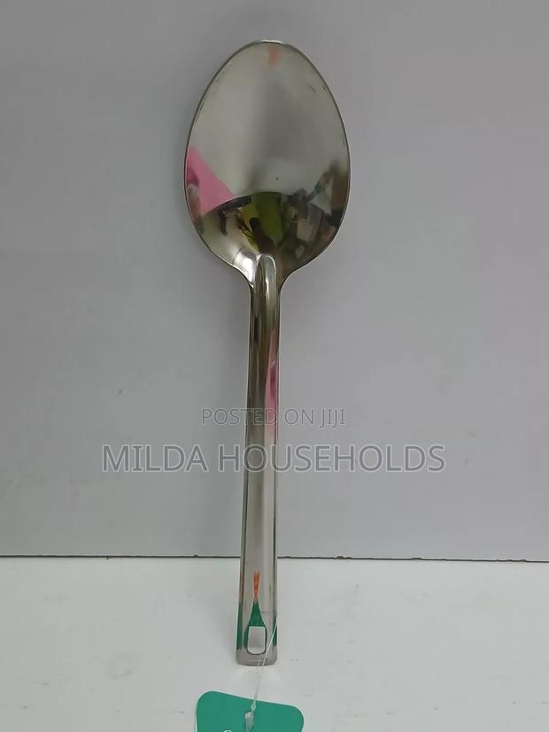 Stainless Steel Serving Spoon Available.