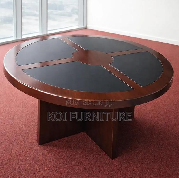 Boardroom Table; Round Conference Events Executive Board Table