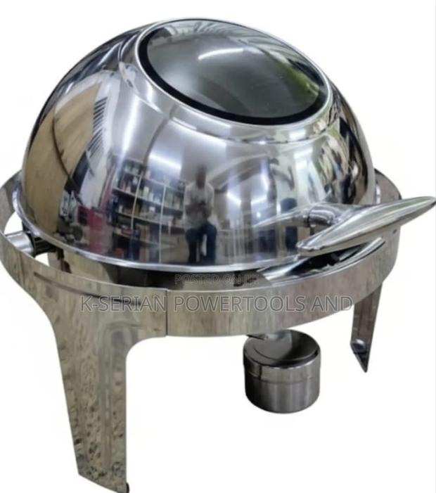 Round Folding Transparent Chaffing Dish/Round Folding Chaffing Dish - main view