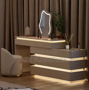 Dressers; Bedroom Vanity Set With Lightings