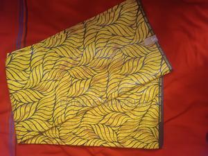 Yellow African Kitenge Fabric - main view