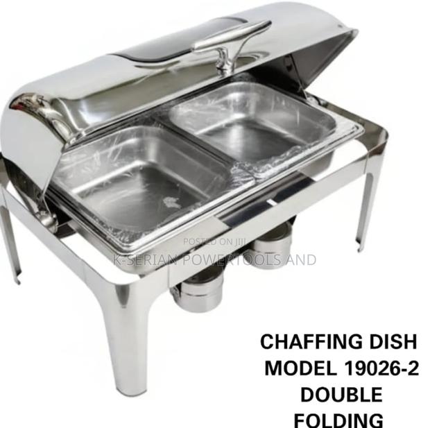 Transparent and Dish Double Folding/Double Folding Chaffing Dish - main view