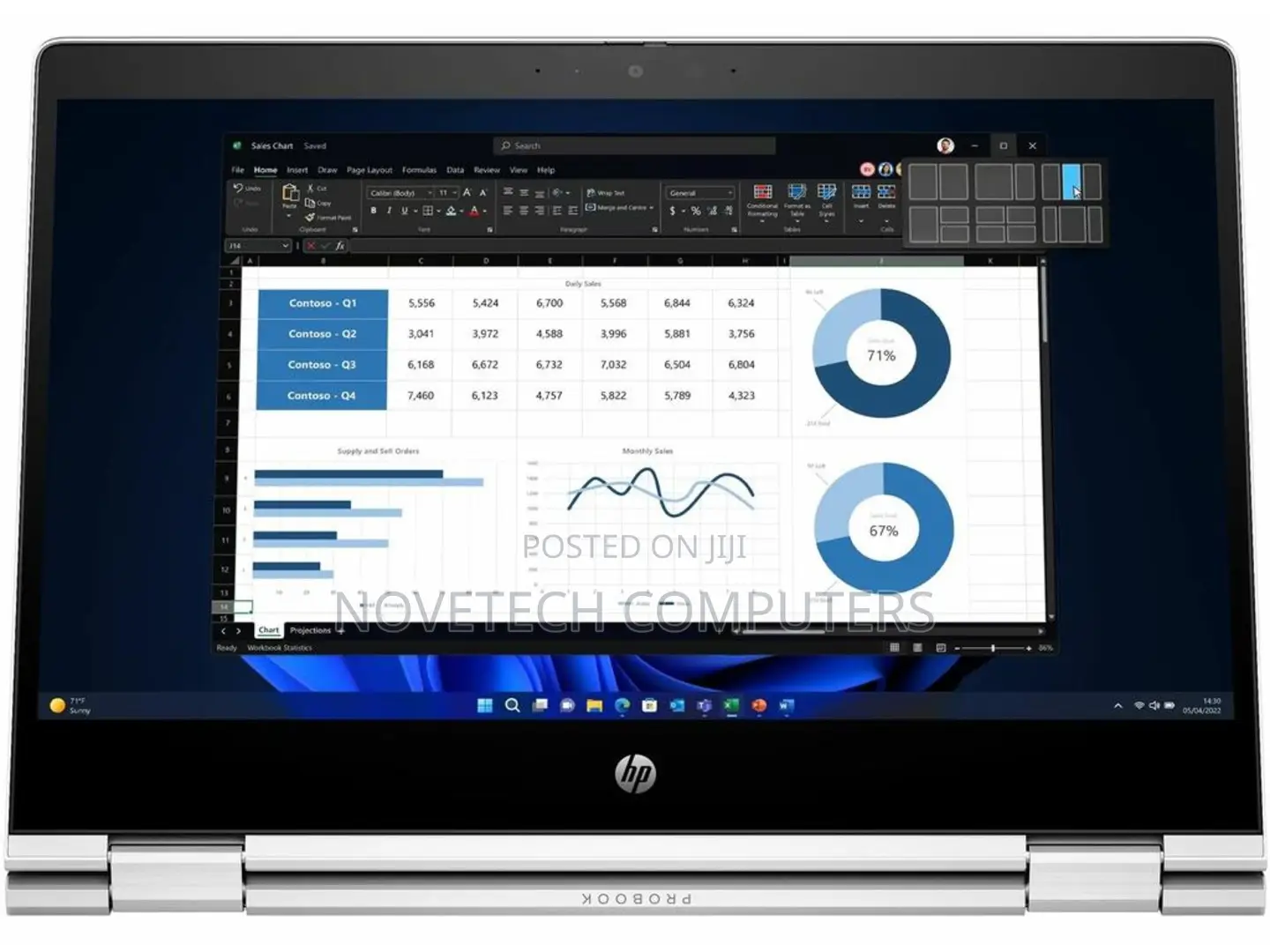 Laptop HP ProBook x360 435 G8 16GB AMD Ryzen 5 SSD 512GB