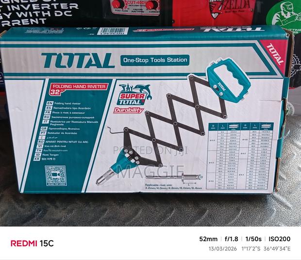 32" Folding Hand Riveter - thumbnail 2