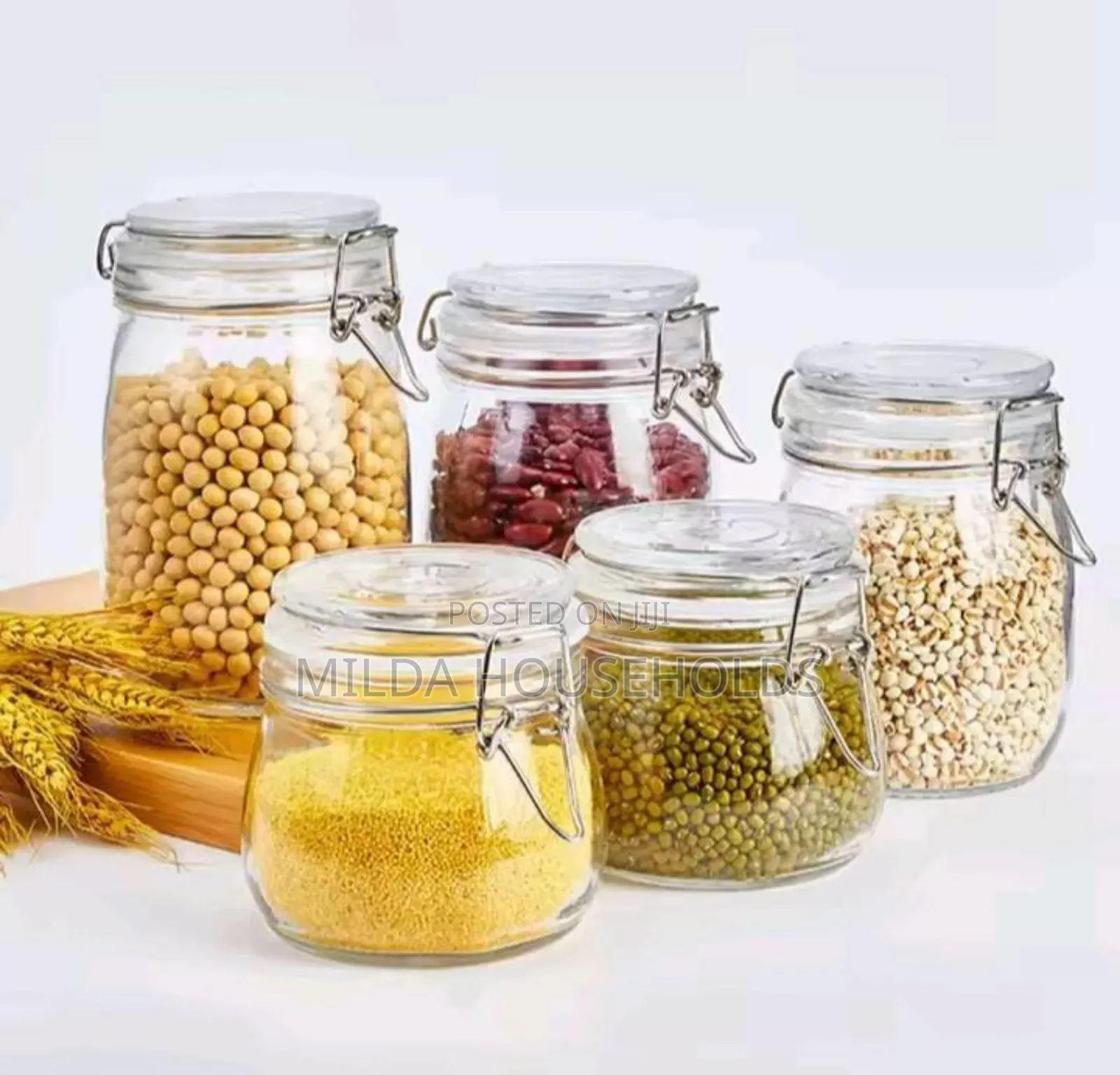 Airtight Storage Clip Top Jars Now Available