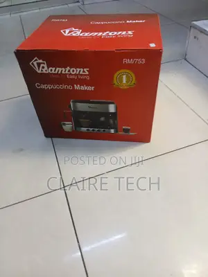 Ramtons Rm753 Cappuccino Espresso Coffee Maker – 10 Cup Capacity