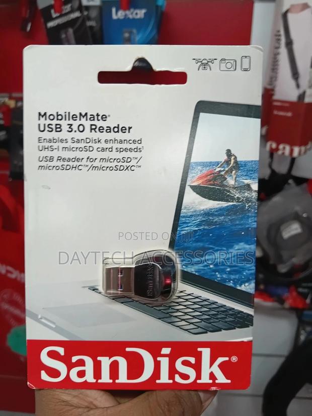 Sandisk Mobilemate Usb 3.0 Microsd Card Reader (Model Sddr-b531). - main view