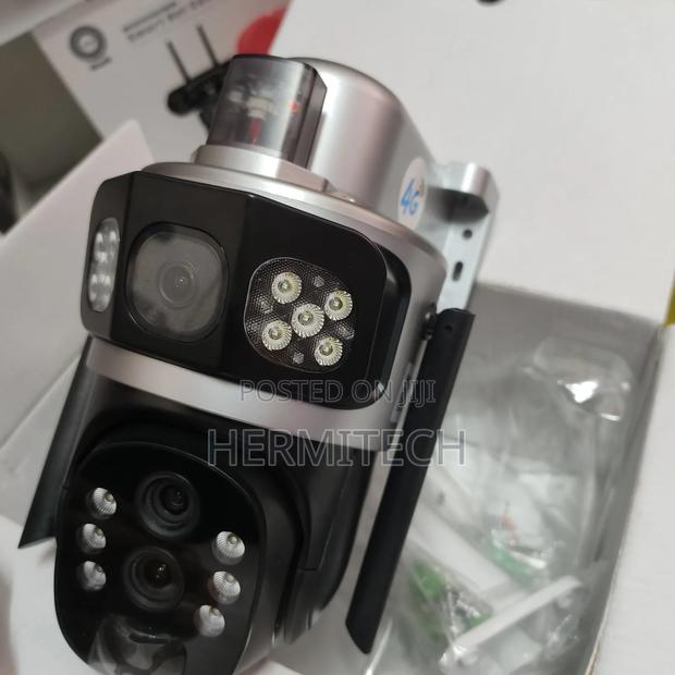 Solar Powered PTZ CCTV Camera With 10x Zoom Dual Lens 4g - thumbnail 2