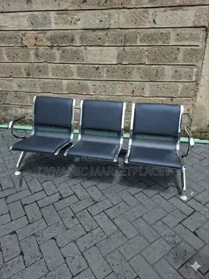 3-Seater Padded Waiting Chair