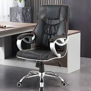 Office Chair : Office Leather Seat High-Back Chair