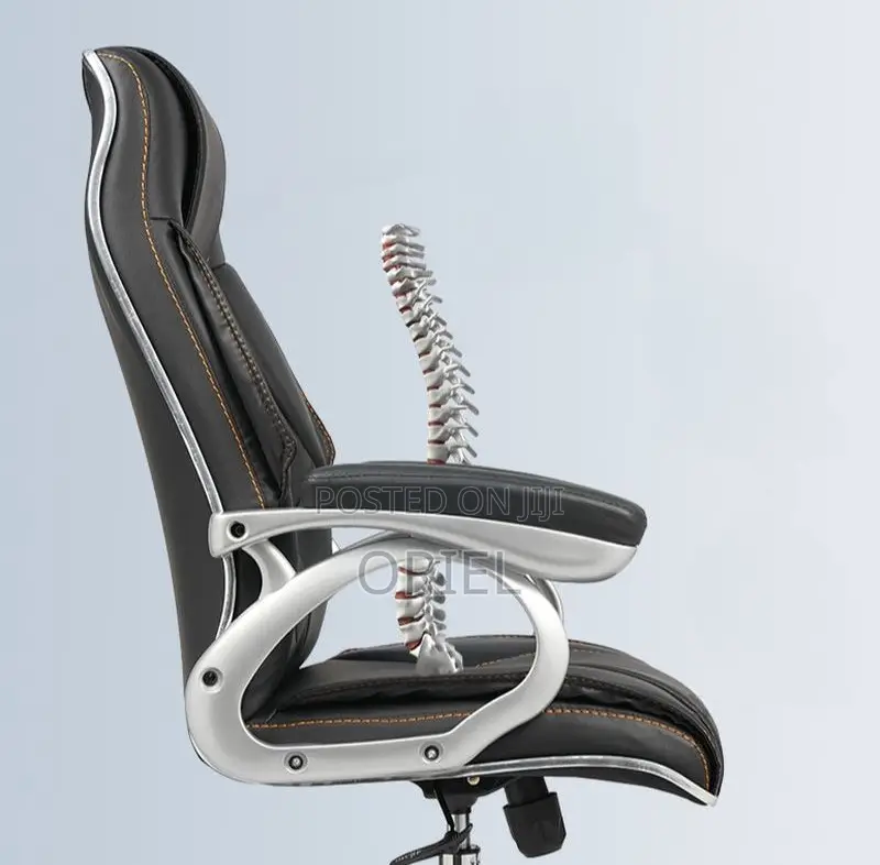 Office Chair : Office Leather Seat High-Back Chair
