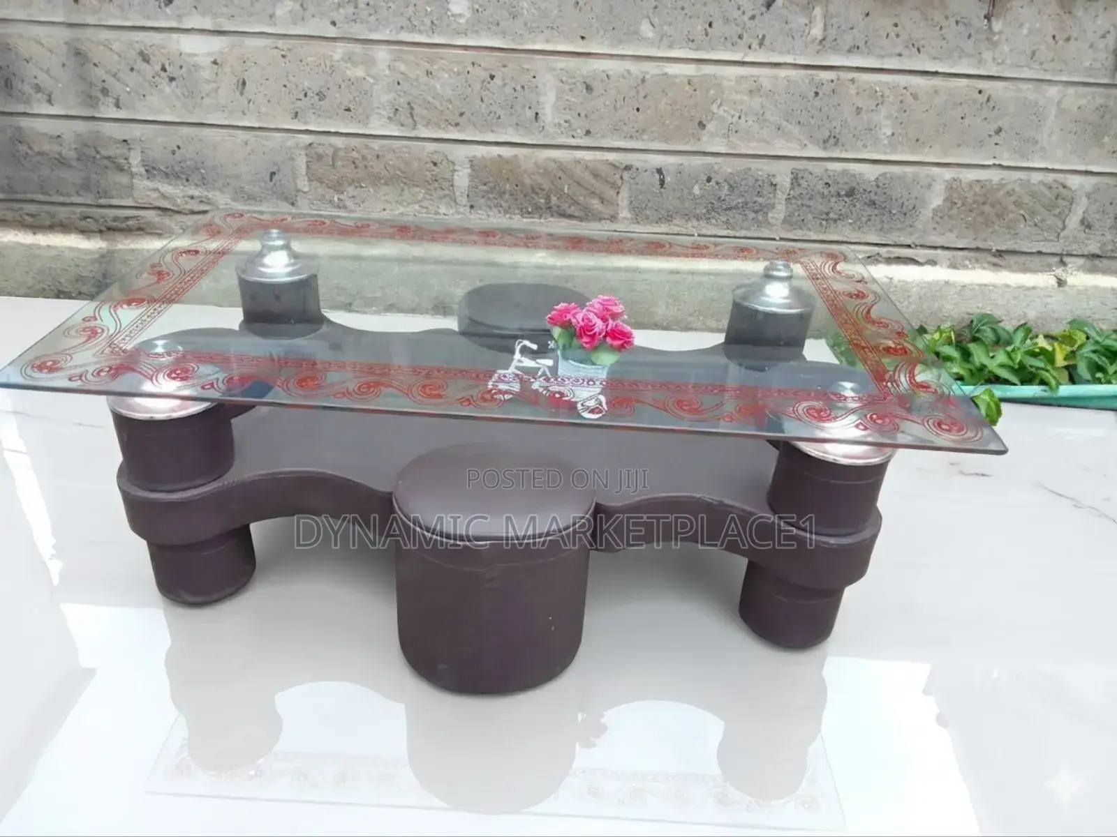 Modern Puff Coffee Table Set