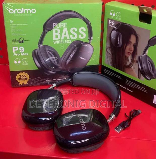 *Oraimo P9 Pro Max Generic Headphones* - thumbnail 2