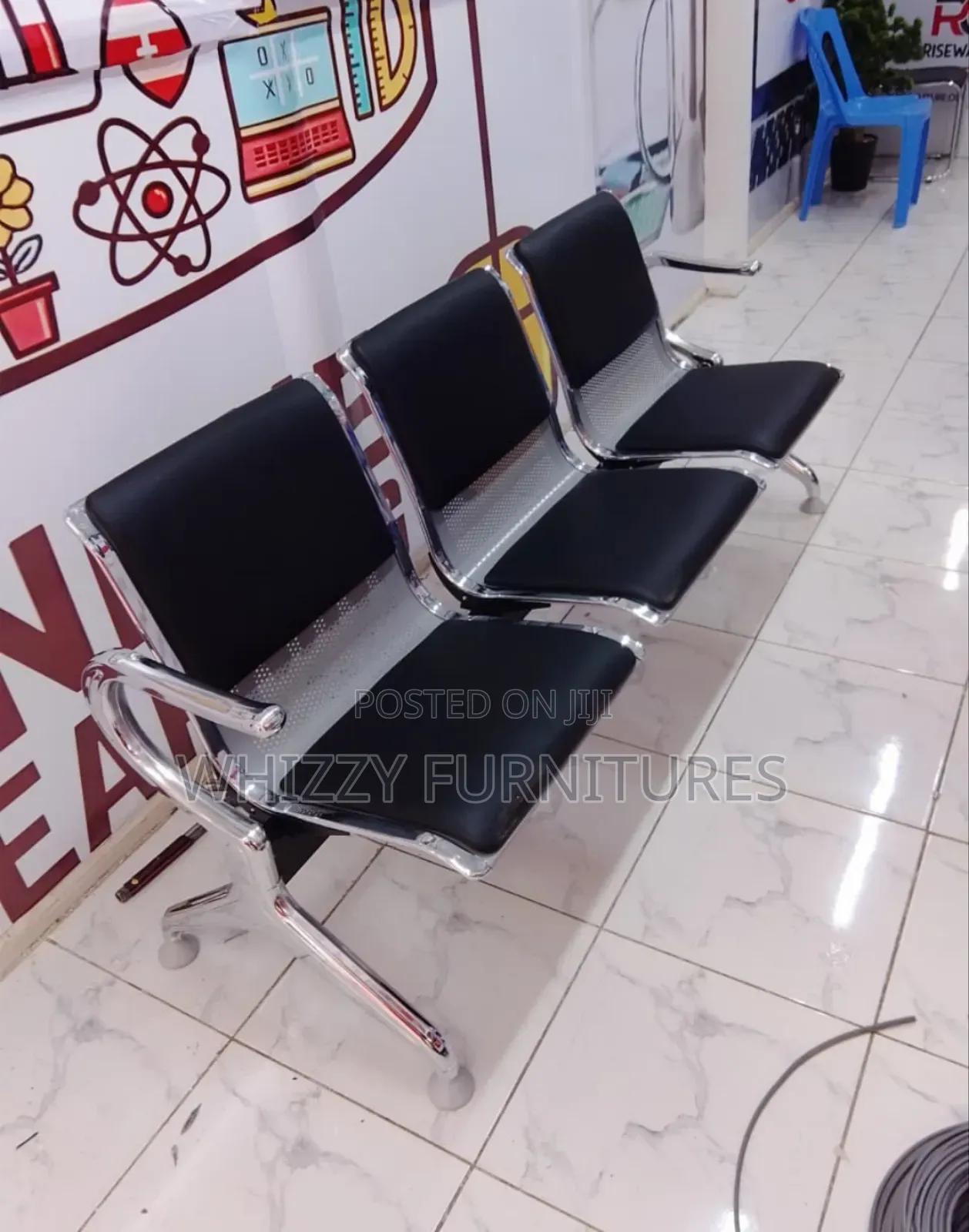 3seater Waiting Area Chair /Reception Waiting Bay Seat
