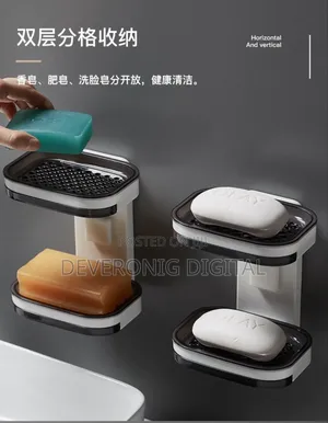 Double Soap Holder at 