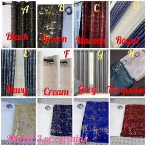 Marble Velvet Curtains