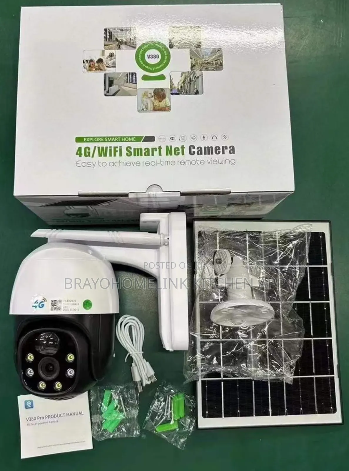 V380 Single Lens 4g Solar PTZ Available